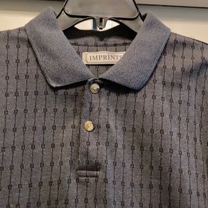 UEC Mens long sleeve polo style knit shirt Size XXL